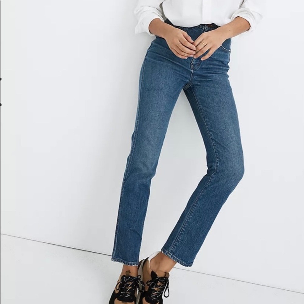 SOLD Madewell Stovepipe denim, size 24 NWOT
